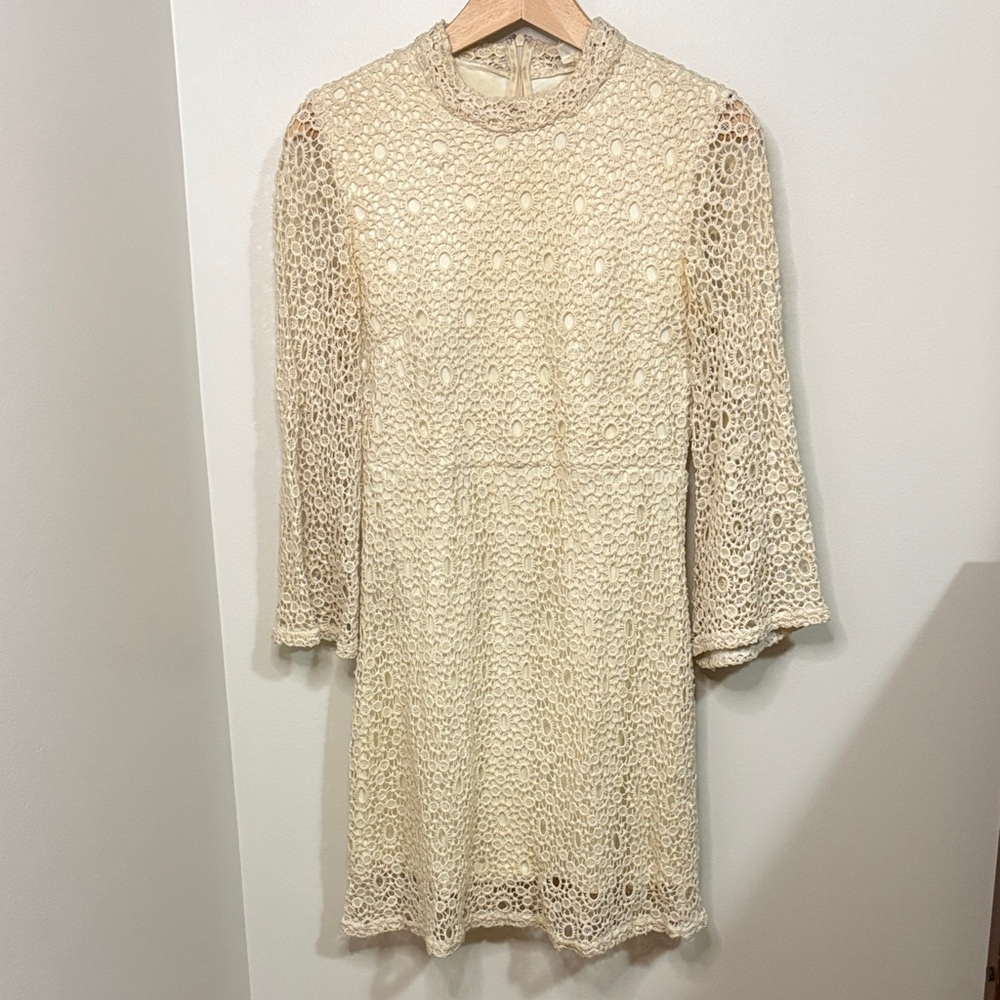 Vintage Cream Lace Dress